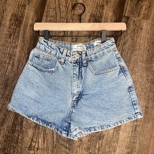 High rise mom denim shorts